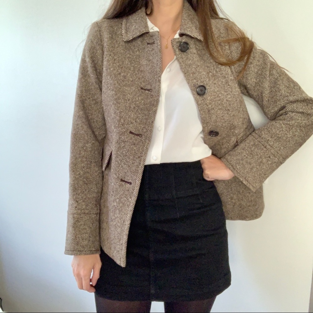 Banana Republic Brown Tweed Jacket